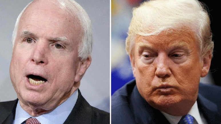 Trump já foi criticado no passado por comentários sobre o veterano de guerra John McCain