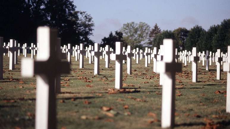 Trump cancelou uma visita ao cemitério de Aise-Marne, onde os mortos na batalha de Belleau estão enterrados