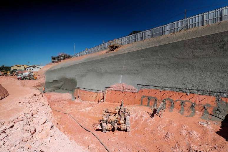 Obras da Arena MRV, novo estádio do Atlético-MG, em Belo Horizonte