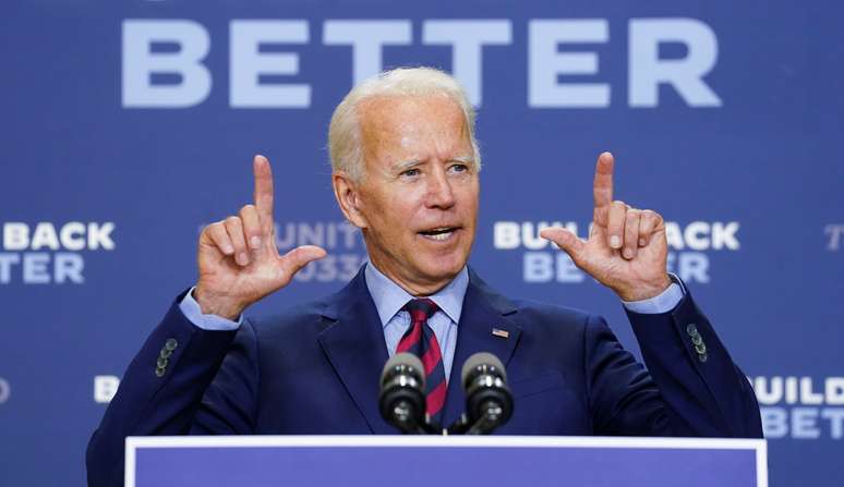 Candidato democrata à Presidência dos EUA, Joe Biden
04/09/2020
REUTERS/Kevin Lamarque