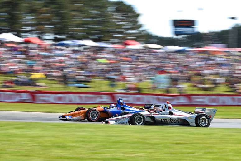 Scott Dixon e Will Power duelaram na etapa de 2019 