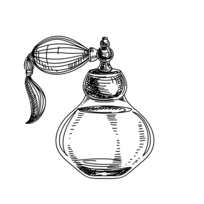 Antigos nebulizadores de asma se pareciam muito com os antigos sprays de perfume, como o que vemos nesta ilustração