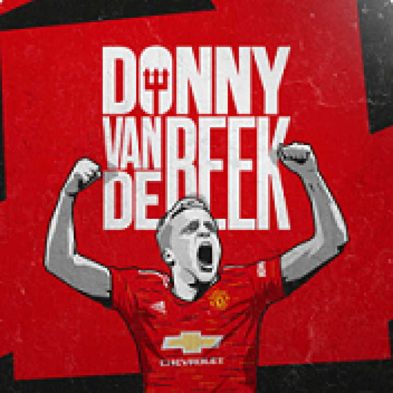 Van de Beek foi anunciado pelo United no fim de agosto (Reprodução/Manchester United)