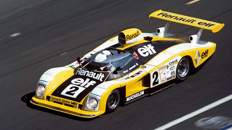 Alpine A442B com motor Renault venceu as 24 Horas de Le Mans de 1978 com Didier Pironi.