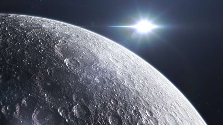A superf&iacute;cie lunar est&aacute; constantemente sendo atingida por poeira interplanet&aacute;ria