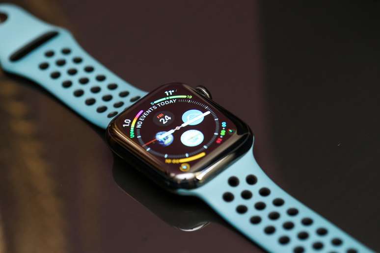 Apple Watch mostra o calendário sem eventos