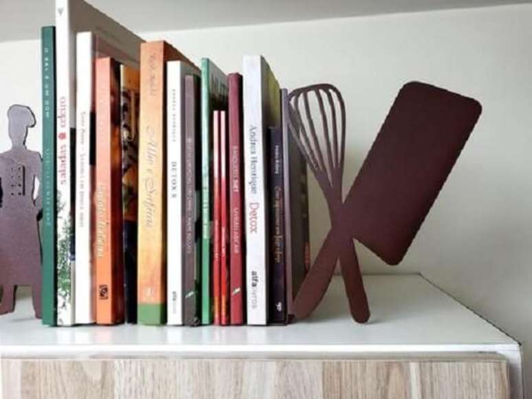 34. Aparador de livros criativos para as receitas. Fonte: Pinterest