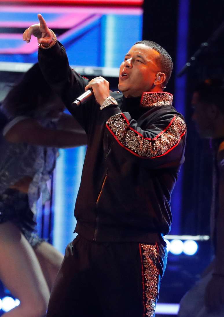 Daddy Yankee interpreta "Despacito" no 60&ordm; Grammy
28/01/2018  REUTERS/Lucas Jackson