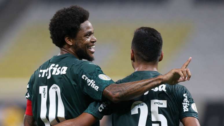 Luiz Adriano marcou um dos gols na vitória por 2 a 0 sobre o Corinthians (Foto: Cesar Greco/Palmeiras)
