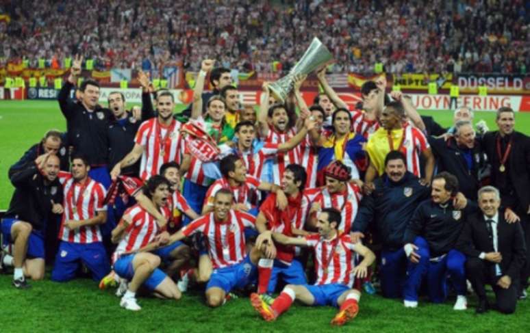 Em 2012, o Atlético de Madrid foi campeão da Liga Europa (Foto: AFP)