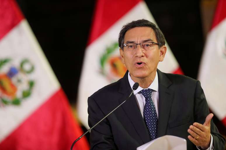 Presidente do Peru, Martin Vizcarra. 30/9/2019. Peruvian Presidency/Handout via REUTERS 