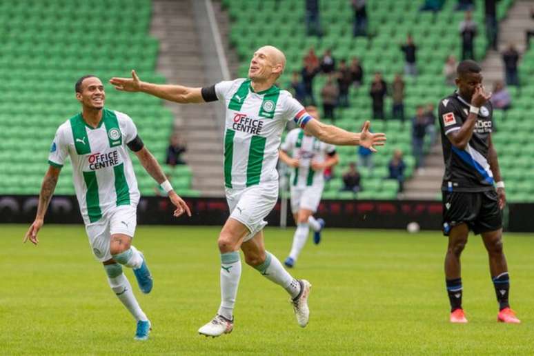 Robben se lesionou na primeira rodada do Campeonato Holandês (Divulgação/FC Groningen)