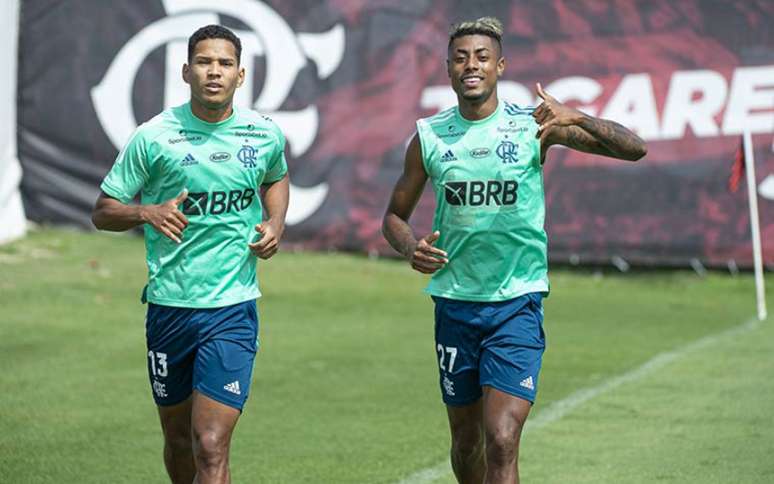 Bruno Henrique reforçará o Flamengo diante do Del Valle e do Barcelona de Guayaquil (F: Alexandre Vidal/Flamengo)