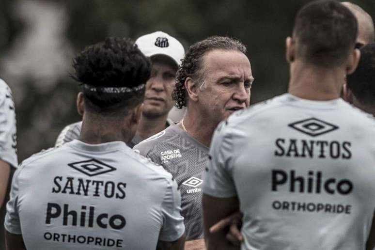 O Santos realizou o último treino antes de encarar o Olimpia na Vila Belmiro (Foto:Ivan Storti/Santos FC)