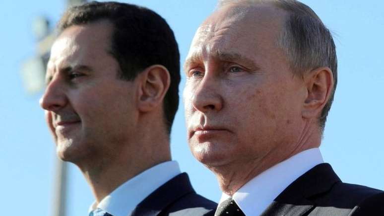 Assad se beneficiou do apoio de Putin na Síria