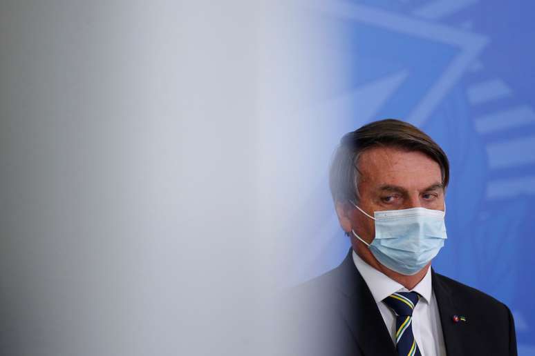 Presidente Jair Bolsonaro durante cerimônia no Palácio do Planalto
02/09/2020 REUTERS/Adriano Machado