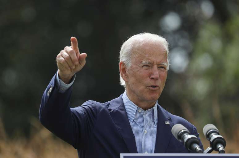 Joe Biden em Wilmington, Delaware
14/09/2020 REUTERS/Leah Millis