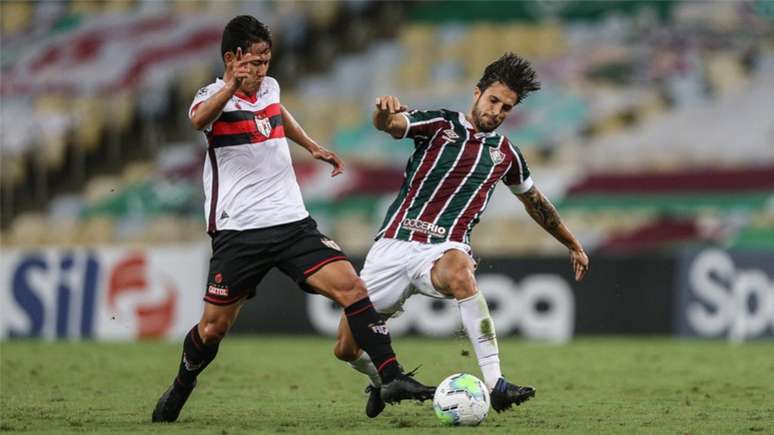 Fluminense e Atlético-GO empataram há duas semanas (Foto: Lucas Merçon/Fluminense FC)