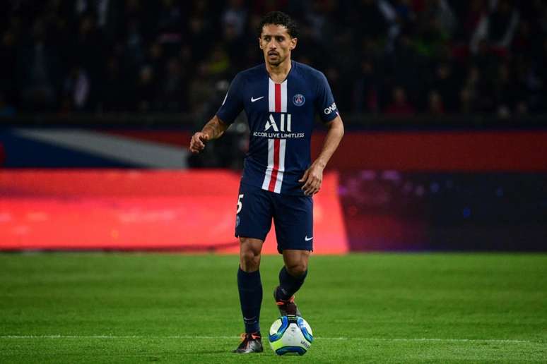 Marquinhos substitui Thiago Silva como capitão do PSG (Foto: MARTIN BUREAU / AFP)