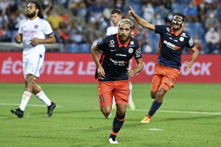 Savanier foi destaque da partida com dois gols para garantir vitória ao Montpellier (PASCAL GUYOT / AFP)
