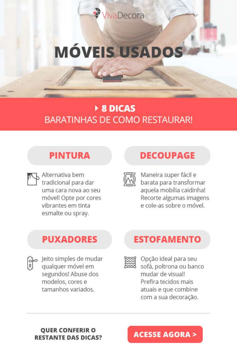 Infográfico – Móveis usados