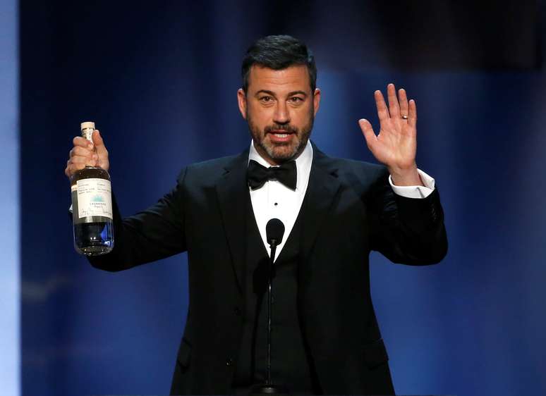 Jimmy Kimmel durante cerim&ocirc;nia em Los Angeles
07/06/2018
REUTERS/Mario Anzuoni