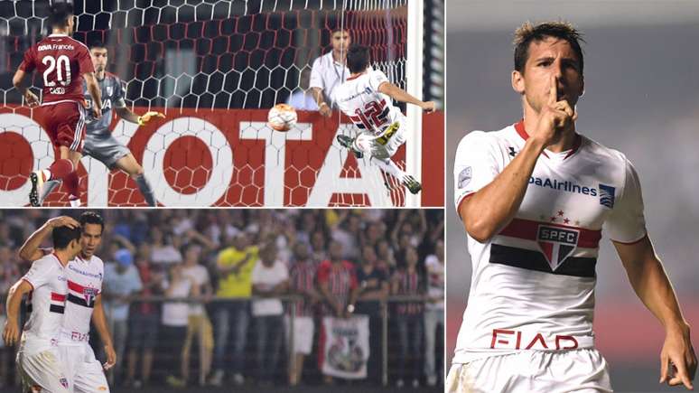 River visitou o Morumbi duas vezes pela Libertadores e perdeu as duas, a última em 2016 (Fotos: AFP/LANCE!Press)