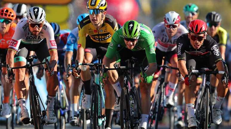 Nesta quarta-feira ocorre a etapa mais dura do Tour de France-2020 (AFP)