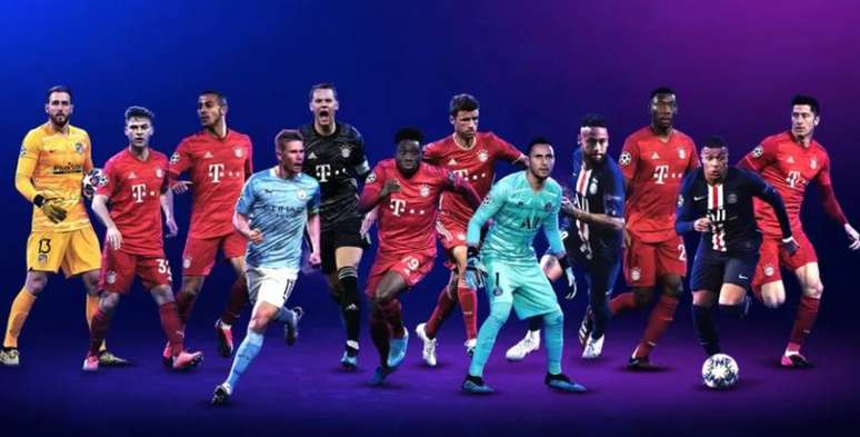 Uefa divulgou lista com 12 finalistas