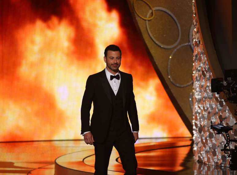 Apresentador Jimmy Kimmel durante abertura da 68ª edição do Emmy em Los Angeles
18/09/2016
REUTERS/Mike Blake