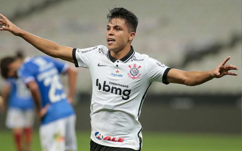 O estreante Roni foi o autor do segundo gol do Corinthians sobre o Bahia (Foto: Rodrigo Coca/Ag. Corinthians)