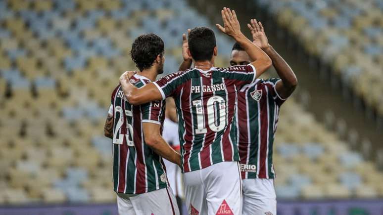 Fluminense vence o Atlético-GO pela Copa do Brasil (Foto: LUCAS MERÇON / FLUMINENSE FC)