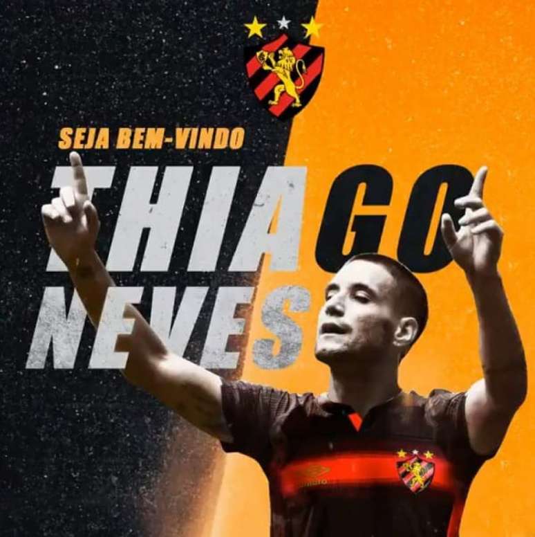 Thiago Neves é a nova contratação do Sport (Foto: Divulgação/Sport)