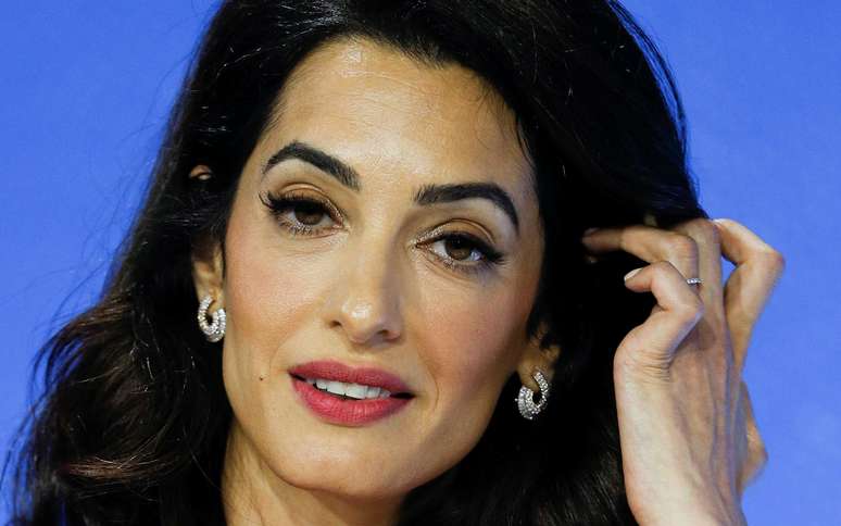 Amal Clooney em evento em Londres
10/7/2019 REUTERS/Peter Nicholls