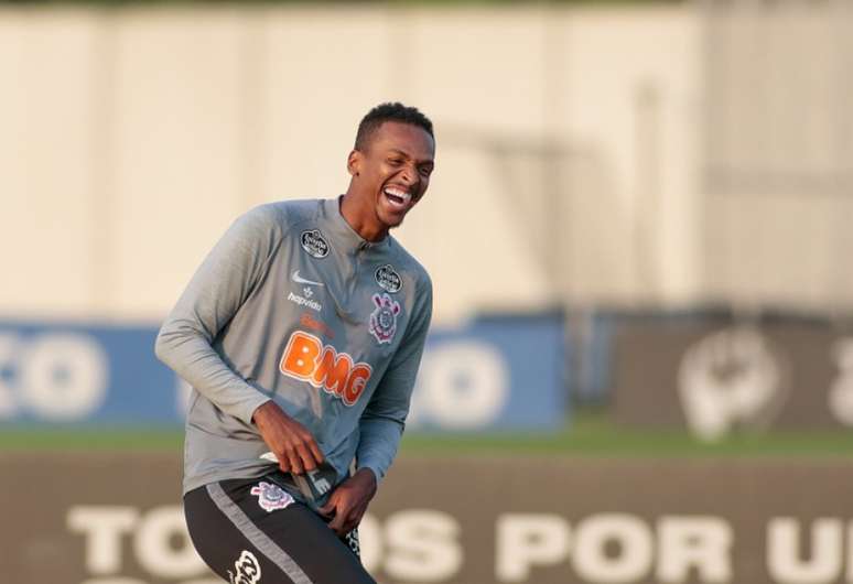 Jô já cumpriu uma partida de sua suspensão e aguardará o próximo julgamento (Foto: Rodrigo Coca/Ag. Corinthians)