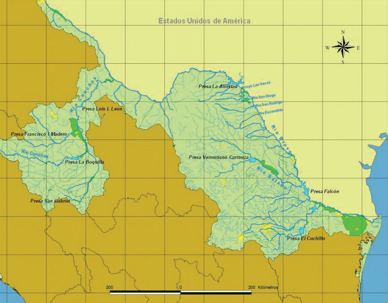 Rio Conchos é maior dos seis afluentes do Rio Bravo que devem fornecer água ao México para o cumprimento do tratado