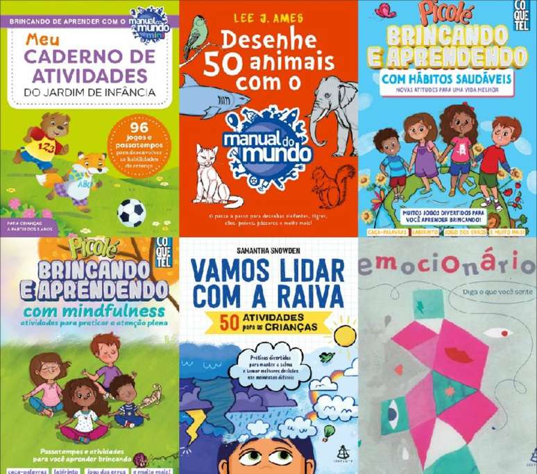 Mercado editorial correu para publicar livros de atividades e de passatempos