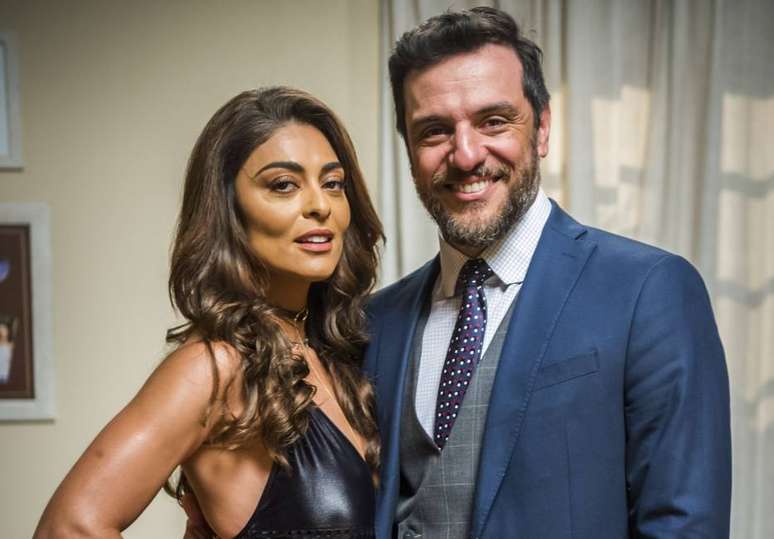 Juliana Paes (Bibi Perigosa) e Rodrigo Lombardi (Caio) em 'A Força do Querer'  