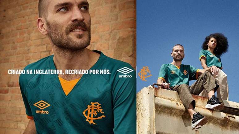 Novo terceiro uniforme do Fluminense já é um sucesso entre os torcedores (Foto: Divulgação/Umbro)