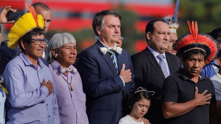 Bolsonaro adotou uma postura firme em relação a assuntos indígenas