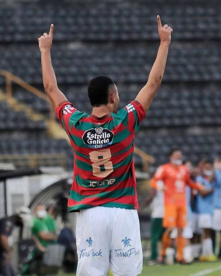 Guilherme Nunes, emprestado pelo Santos à Portuguesa (Foto: Reprodução/Instagram)