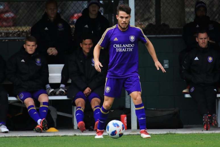 Victor Pagliari, conhecido como PC, defendeu o Orlando City em 2017 e jogou com Kaká (Foto: Divulgação)