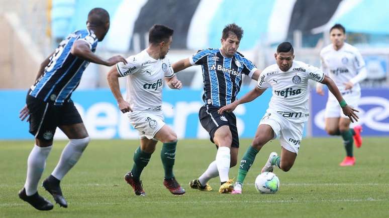 Grêmio e Palmeiras empataram em Porto Alegre (Foto: Cesar Greco/Palmeiras)