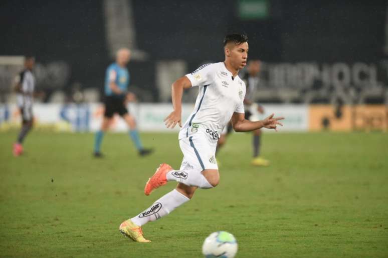 Kaio Jorge lamentou as chances perdidas, mas disse que está bem fisicamente (Foto: Ivan Storti/Santos FC)