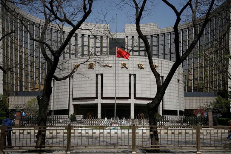 Sede do banco central da China. REUTERS/Carlos Garcia Rawlins