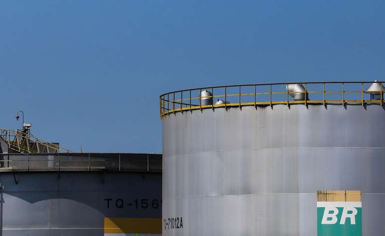 Tanks are seen at Revap refinery controlled by Brazilian state oil company Petrobras, in Sao Jose dos Campos, Brazil September 30, 2019. REUTERS/Roosevelt Cassio