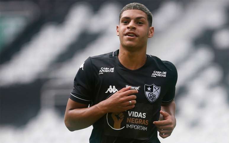 Luís Henrique pelo Botafogo (Foto: Vitor Silva/Botafogo)