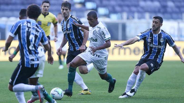Danilo fez sua estreia como titular do Palmeiras na partida contra o Grêmio (Foto: Cesar Greco/Palmeiras)