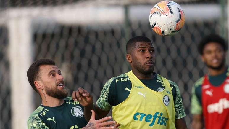 Palmeiras treinou na Conmebol, em Luque, Paraguai (Foto: Cesar Greco/Palmeiras)