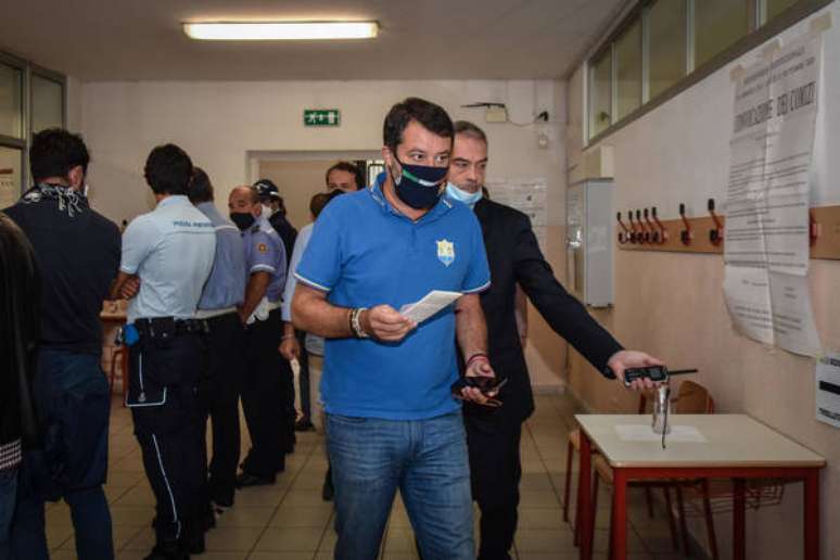 Salvini se empenhou pessoalmente na campanha das eleições regionais